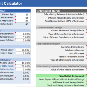 Retirement Calculator