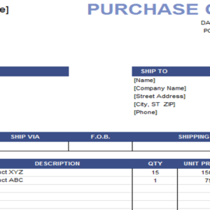 Purchase Order