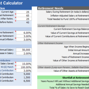 Retirement Calculator