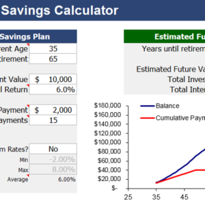 Retirement Savings alculator